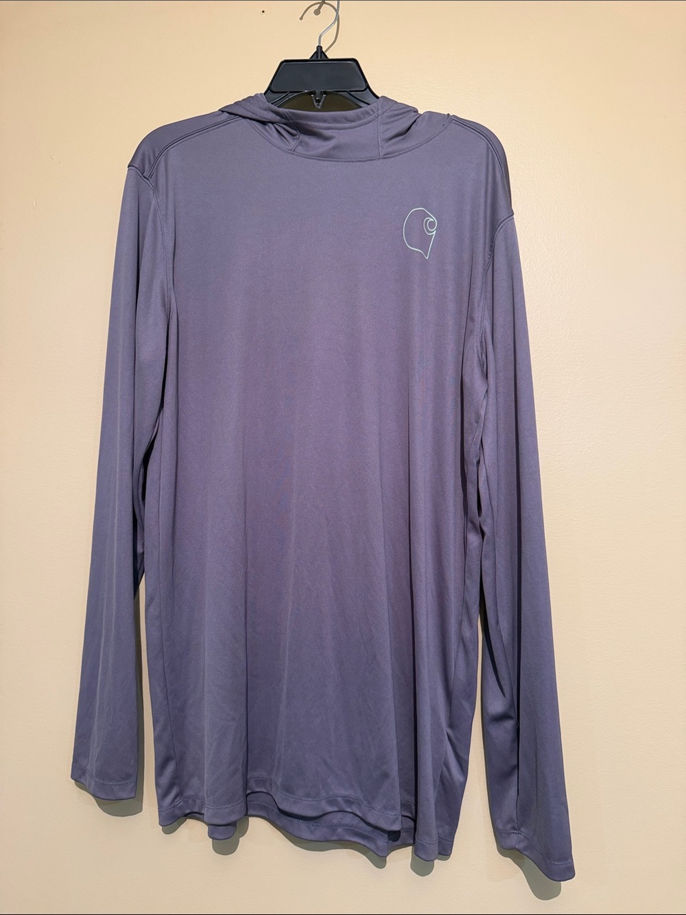 Carhartt Long-Sleeve Hooded Performance Shirt - Gray